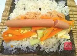 Illustration of homemade sushi 3