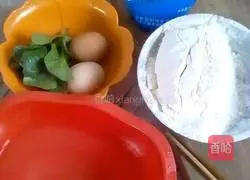 Egg paste vegetable pancake recipe 1