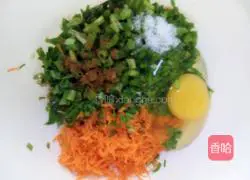 Breakfast: wontons, eggs Illustration of how to make vegetable tortillas 3