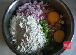 Illustration of how to make rice pancakes 5