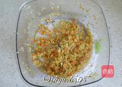 Illustration of making bean dregs cake 2