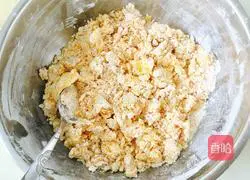 Recipe for making bean paste and sesame pumpkin cake (electric baking pan version) 7