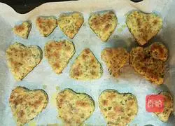 Illustration of how to make crispy spinach pancakes 12