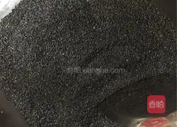 Pumpkin glutinous rice and sesame cake recipe 6