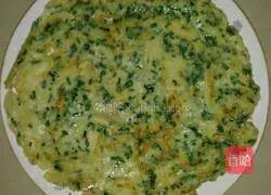 Illustration of how to make egg and leek pancakes 7