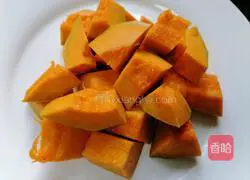 Illustration of how to make pumpkin glutinous rice cakes 3
