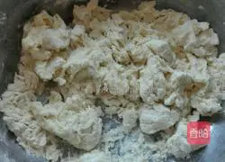 Illustration of how to make scallion pancake 1