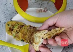 Zero Basics Illustration of Xiaobai's mother's homemade white radish pancakes that are super easy to stir and successful 12