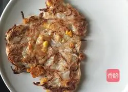 Illustration of how to make corn and radish pancakes 6