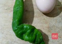 Green pepper egg pancake recipe 1