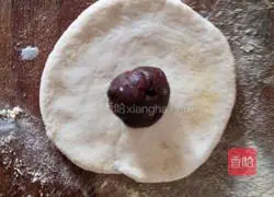 Illustration of making glutinous rice and bean paste cake 7