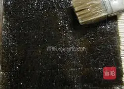 Illustration of how to make sushi 7