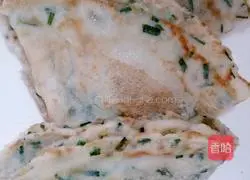 Illustration of how to make leek and fennel pancakes 11