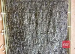 Illustration of how to make ham sushi 1