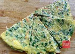 Illustration of how to make Chinese toon egg cake 10