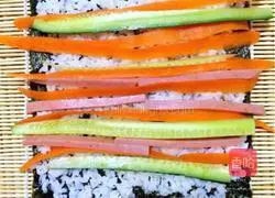 Illustration of how to make sushi 2