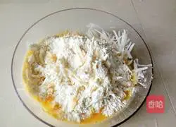 White radish shredded egg pancake recipe 4