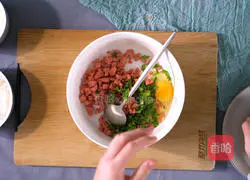 Illustration of how to make milk and egg cakes 1