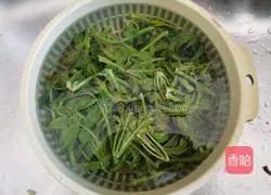 Illustration of how to make Chinese toon sprout egg cake 4