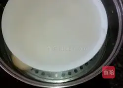 Illustration of how to make egg custard + sushi roll 1