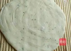 Illustration of how to make sesame and scallion pancakes 2