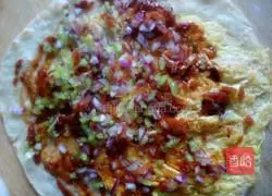 Illustration of how to make vegetable burritos 7