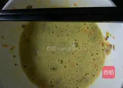 Illustration of how to make bb complementary food () egg pancakes 3