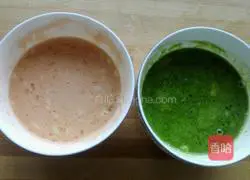 Illustration of how to make colorful egg pancakes 3