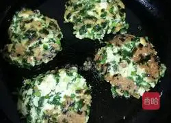 Illustration of how to make chive tofu cake 17