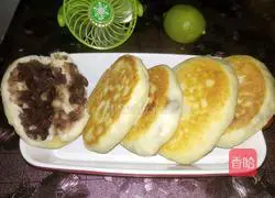 Illustration of how to make bean paste cake 7