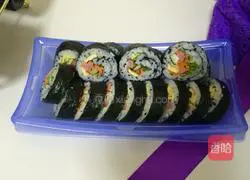 Vegetable sushi recipe illustration 6