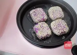 Milk Purple Sweet Potato Cake Recipe Illustration 13