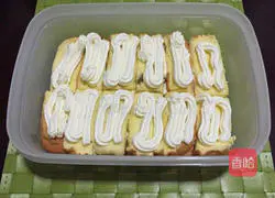 White grape dried whipped cream salmon cake Illustration of making bento 5