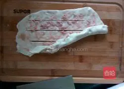 Illustration of how to make minced meat cake 8