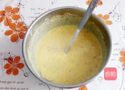 Illustration of how to make sweet corn cakes 1