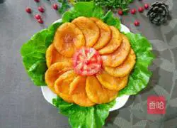 Illustration of how to make fried pumpkin cake 8