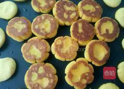 Milk-flavored bean paste pumpkin cake recipe 11