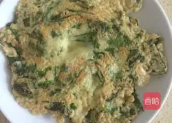 Illustration of how to make celery leaf cake 6