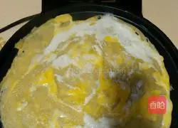 Illustration of how to make pancakes and fruits 2