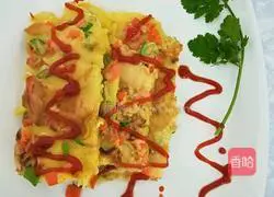 Illustration of how to make egg pancakes 5