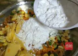 Illustration of how to make kimchi pancakes 8