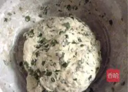 Illustration of how to bake wild vegetable cakes 2