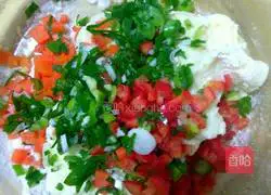 Illustration of how to make vegetable potato pancakes 7