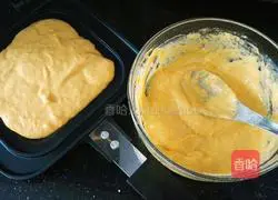 Illustration of how to make oil-free pumpkin cake 11