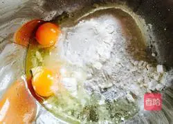 Illustration of how to make chive egg pancake 3