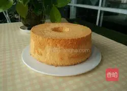 Illustration of how to make eight-inch chiffon cake 19