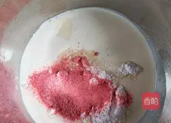 Red Velvet Strawberry Cream Cake Box Recipe Illustration 10