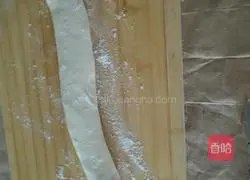 Illustration of how to make flaxseed powder cake 6