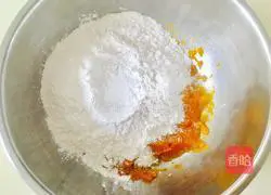 Recipe for making bean paste and sesame pumpkin cake (electric baking pan version) 6