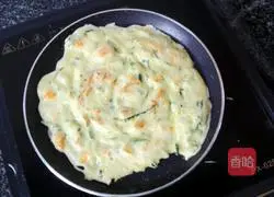 Cucumber Salted Egg Illustration of how to make cakes 7